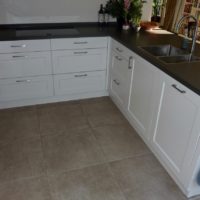 Witte U keuken